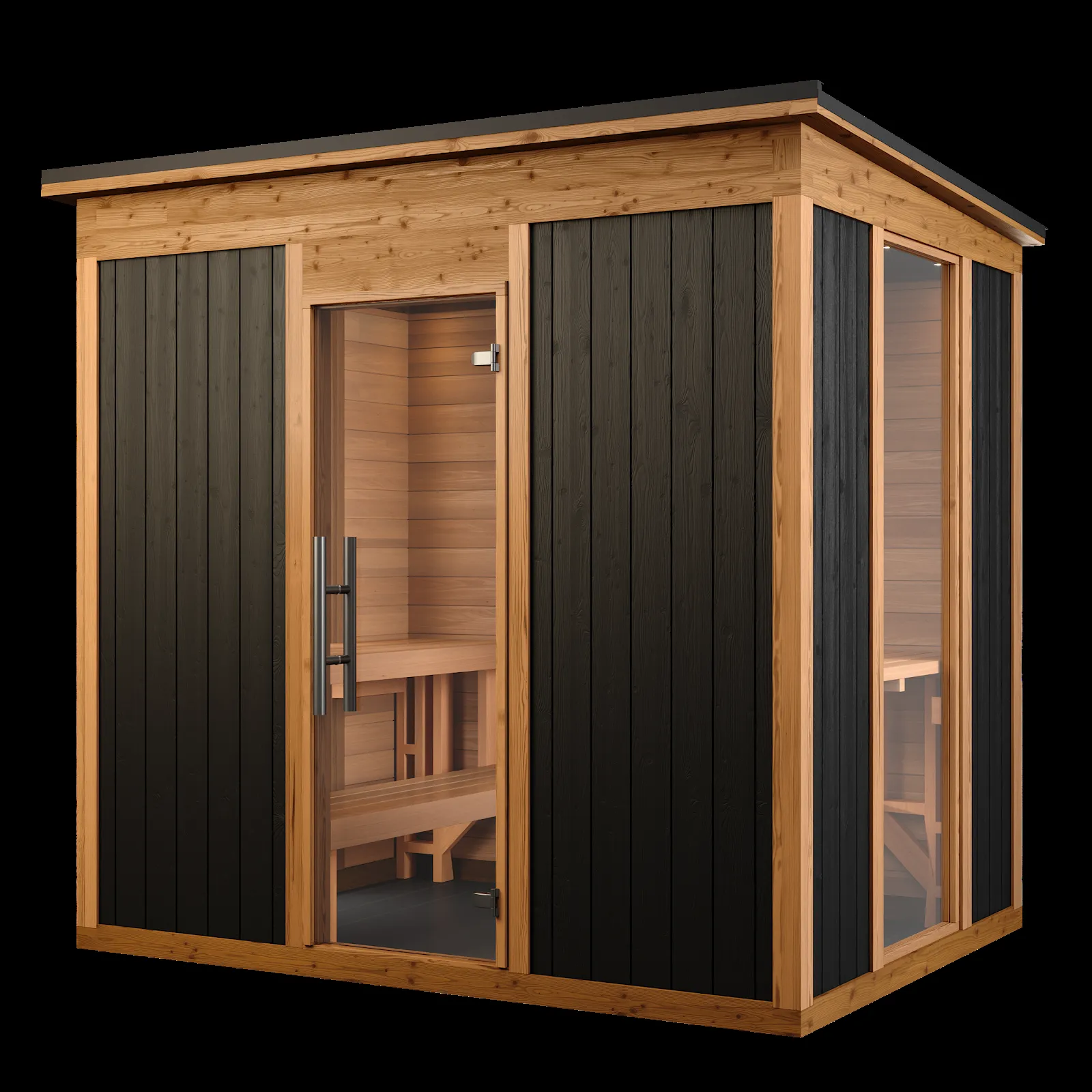 Chillfire Back 40 Modern L sauna, view 3