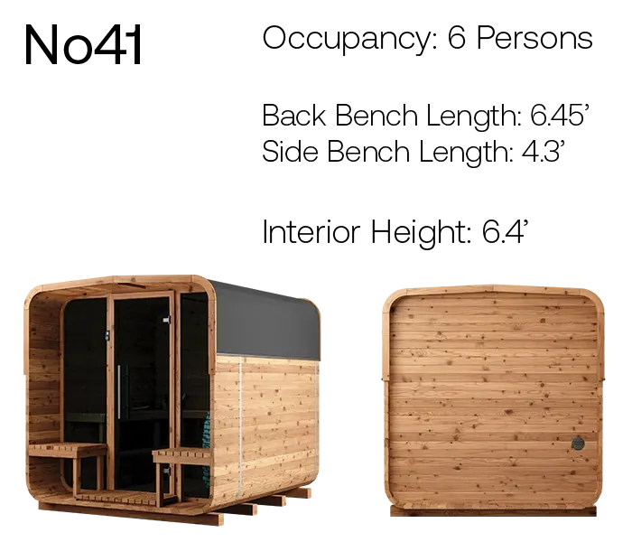 Chillfire Lost Valley L sauna, layout drawing 1