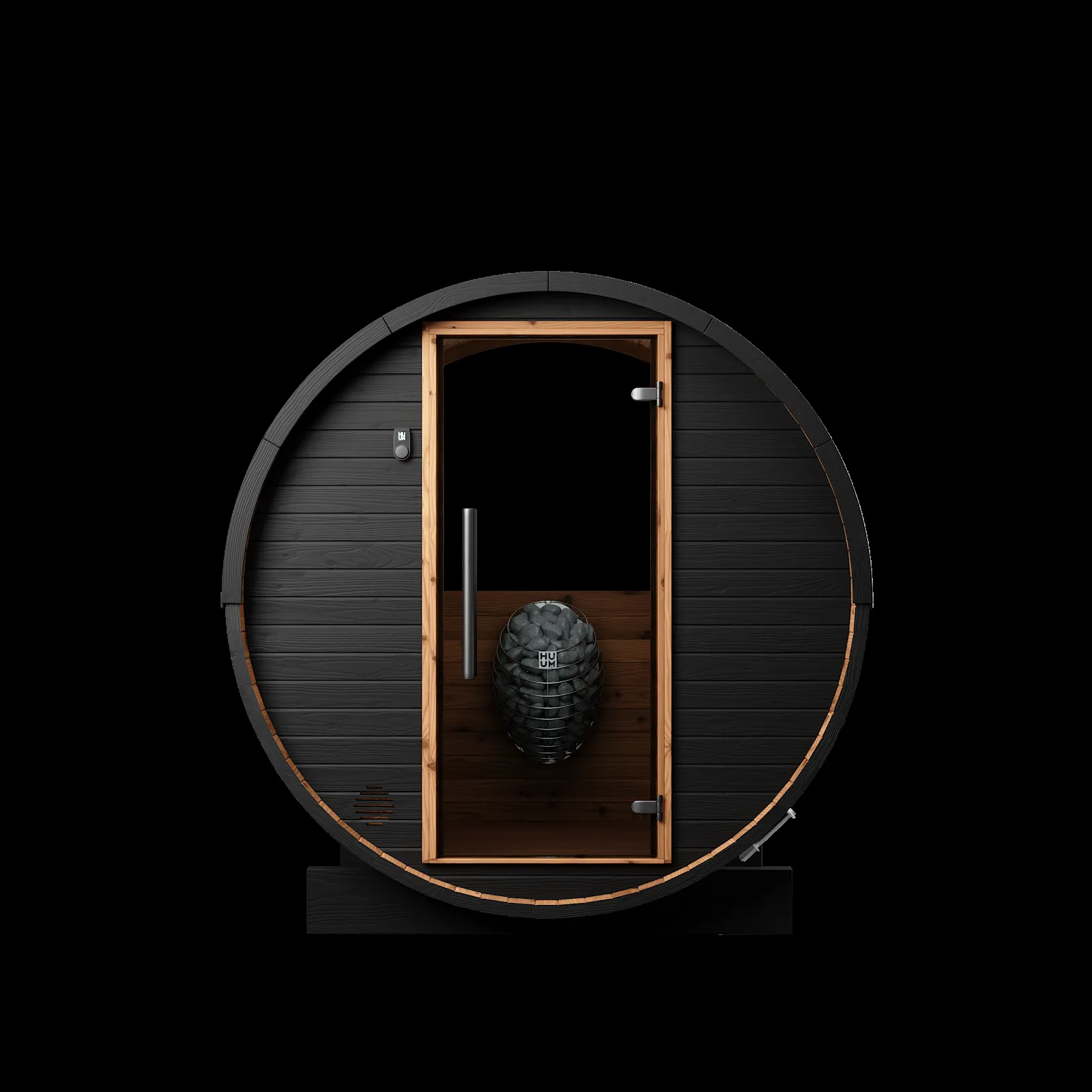Chillfire Little Buffalo Black 2 Window sauna, view 2