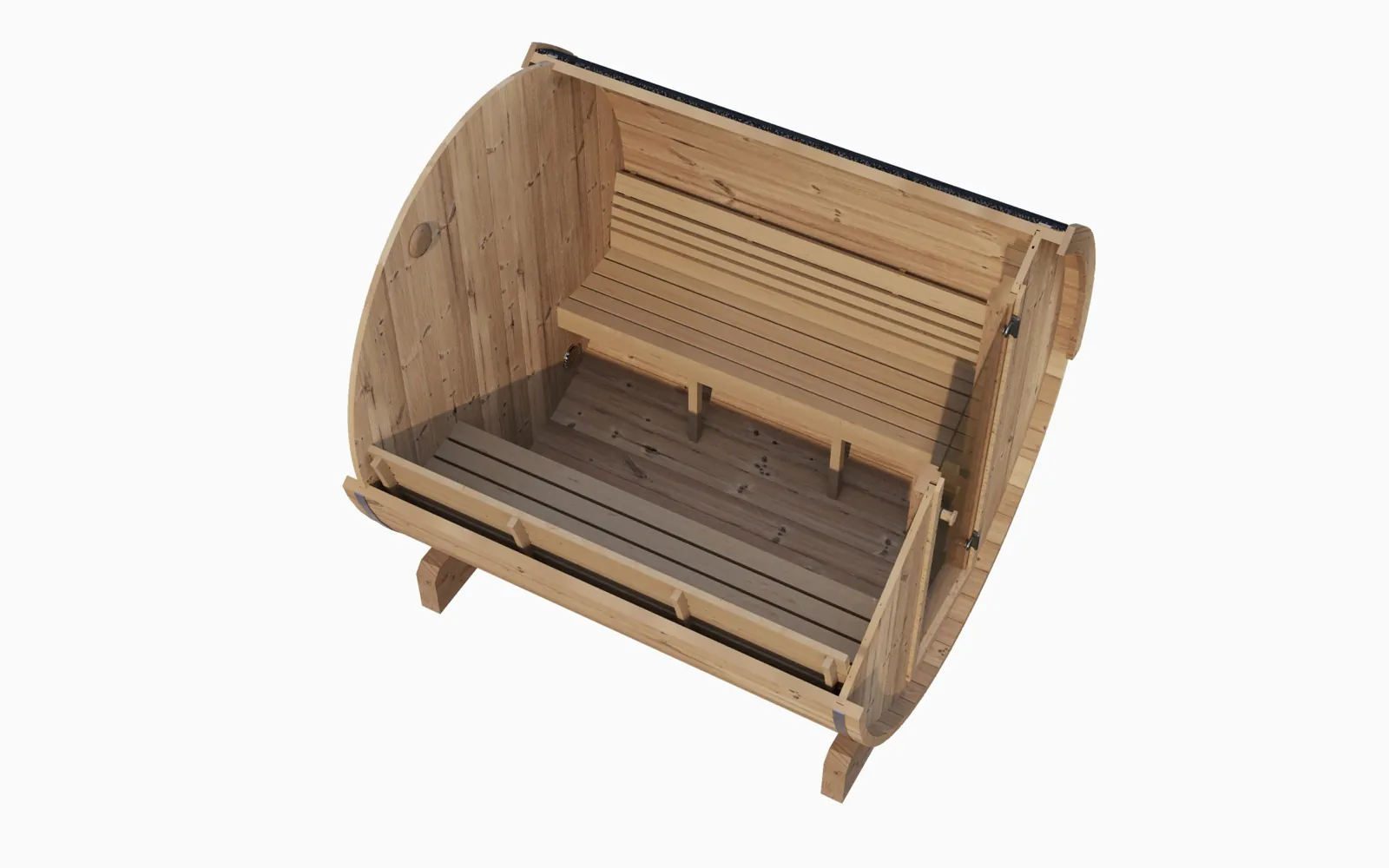 Chillfire Kessler 4 sauna, layout drawing 2
