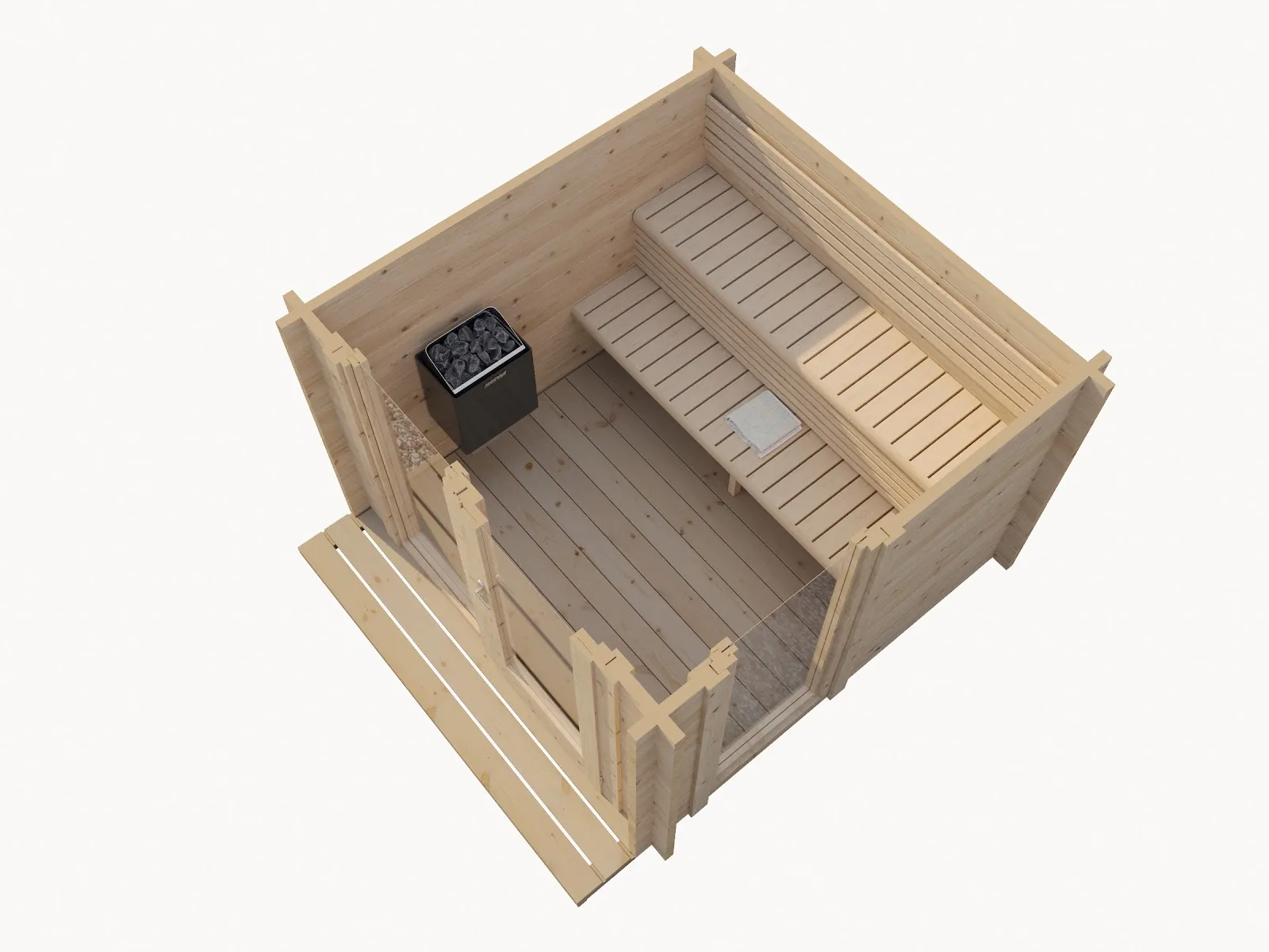 Chillfire Big Piney 6 Porch sauna, view 6