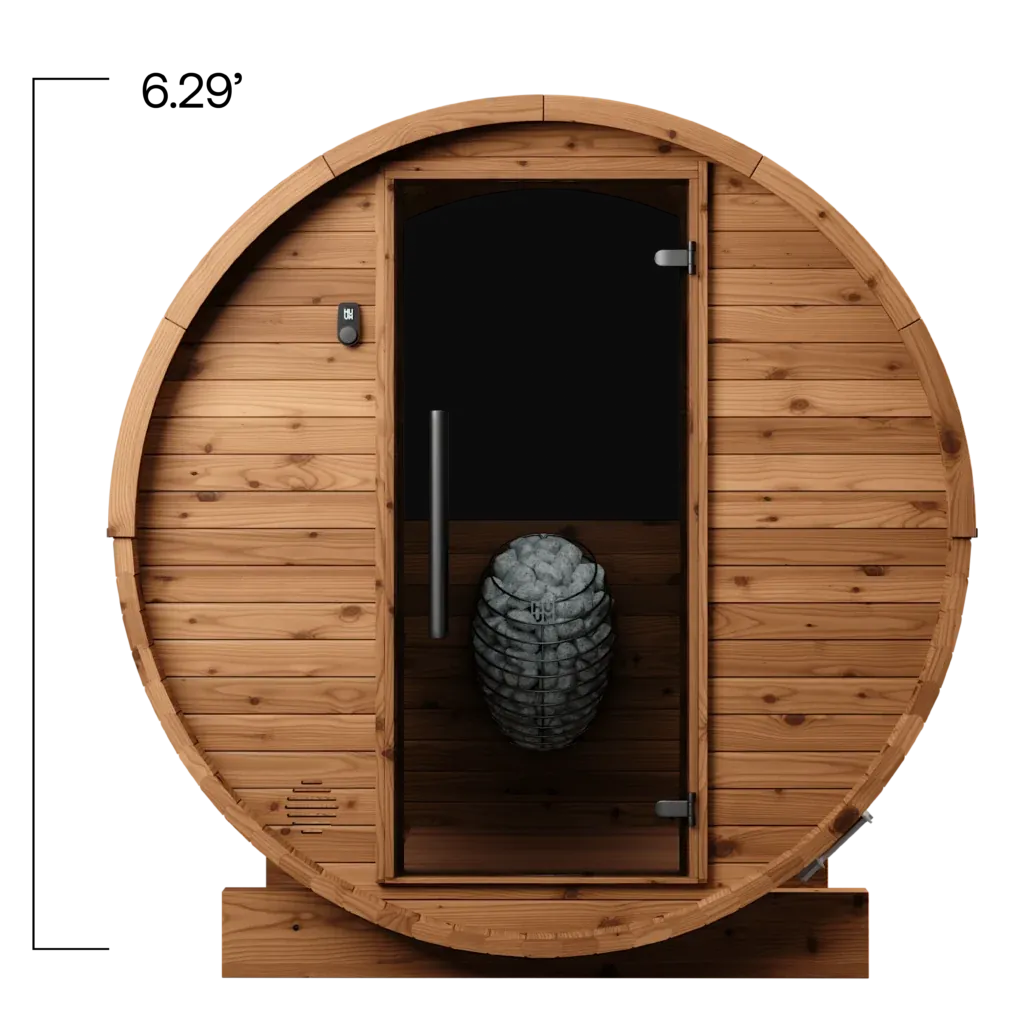 Chillfire Little Buffalo 6 sauna, layout drawing 2