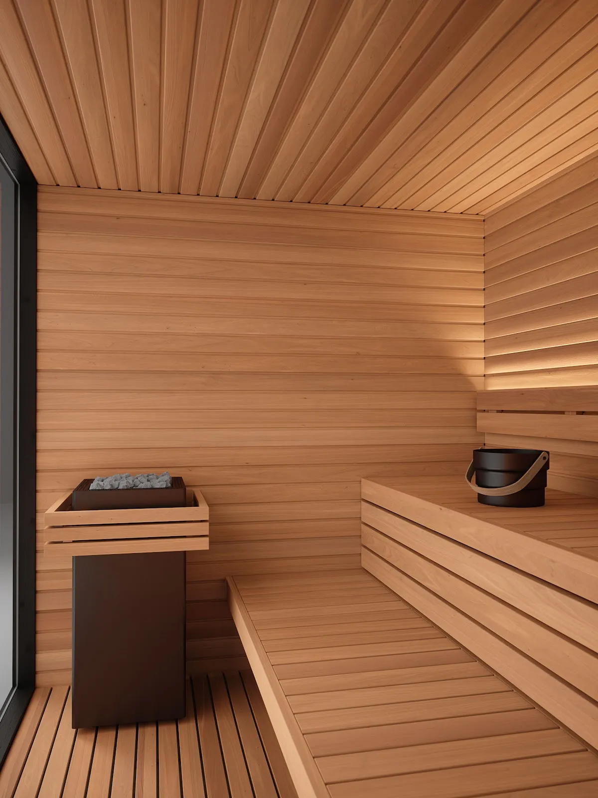 Chillfire Magazine L sauna, view 2