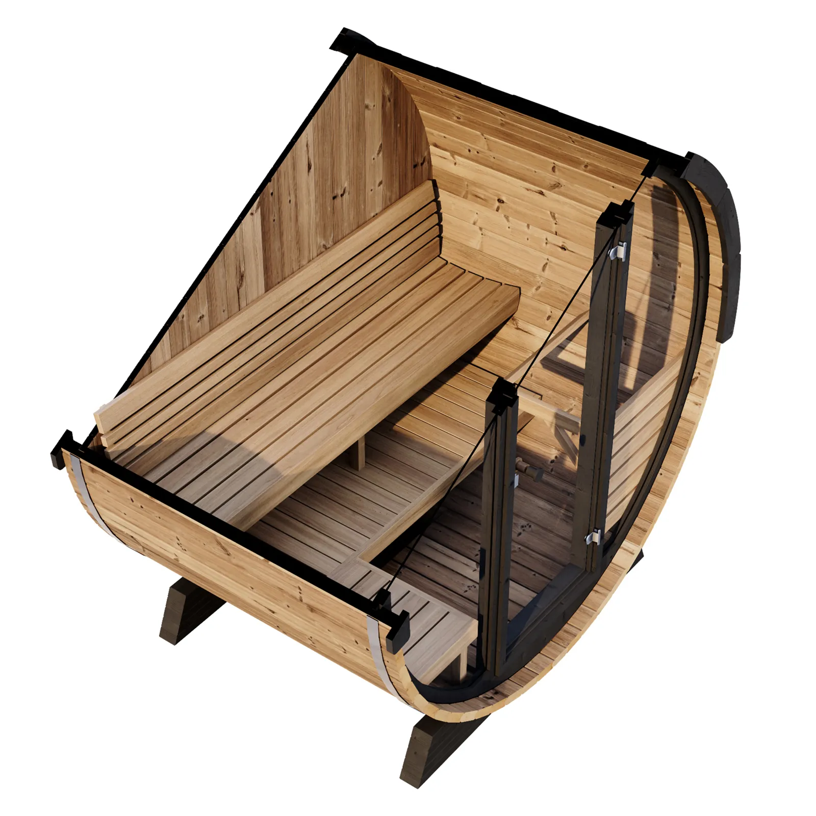 Chillfire War Eagle 4 sauna, layout drawing 1