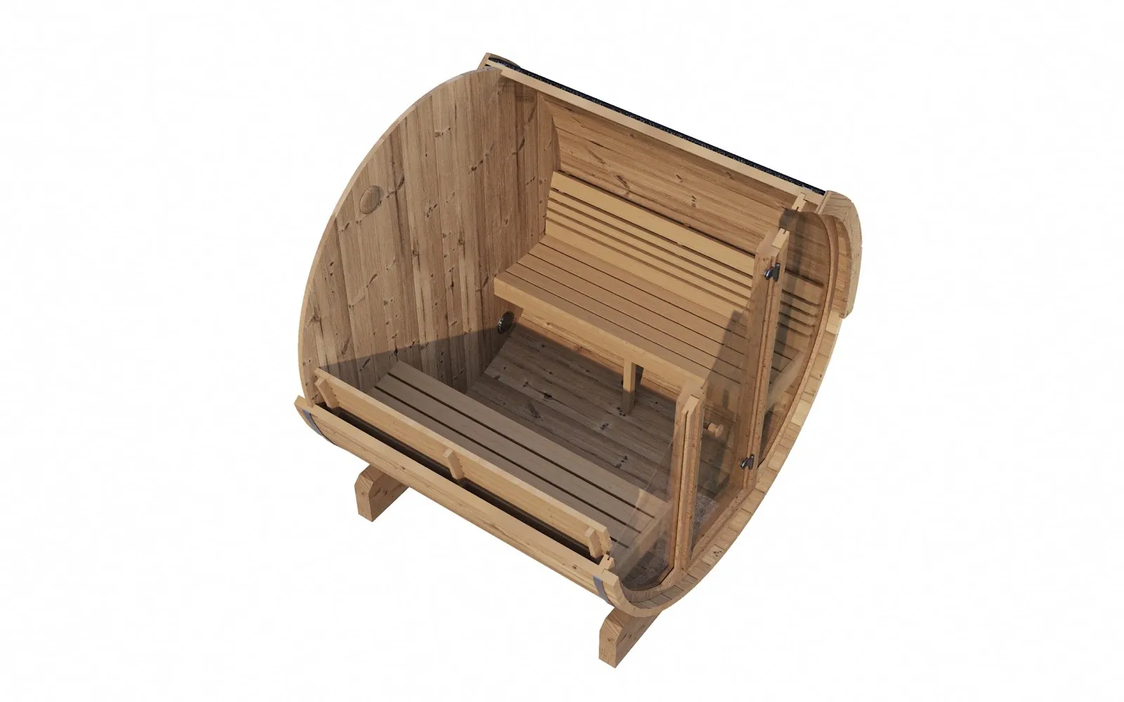 Chillfire Kessler 6 Glass Front sauna, view 5