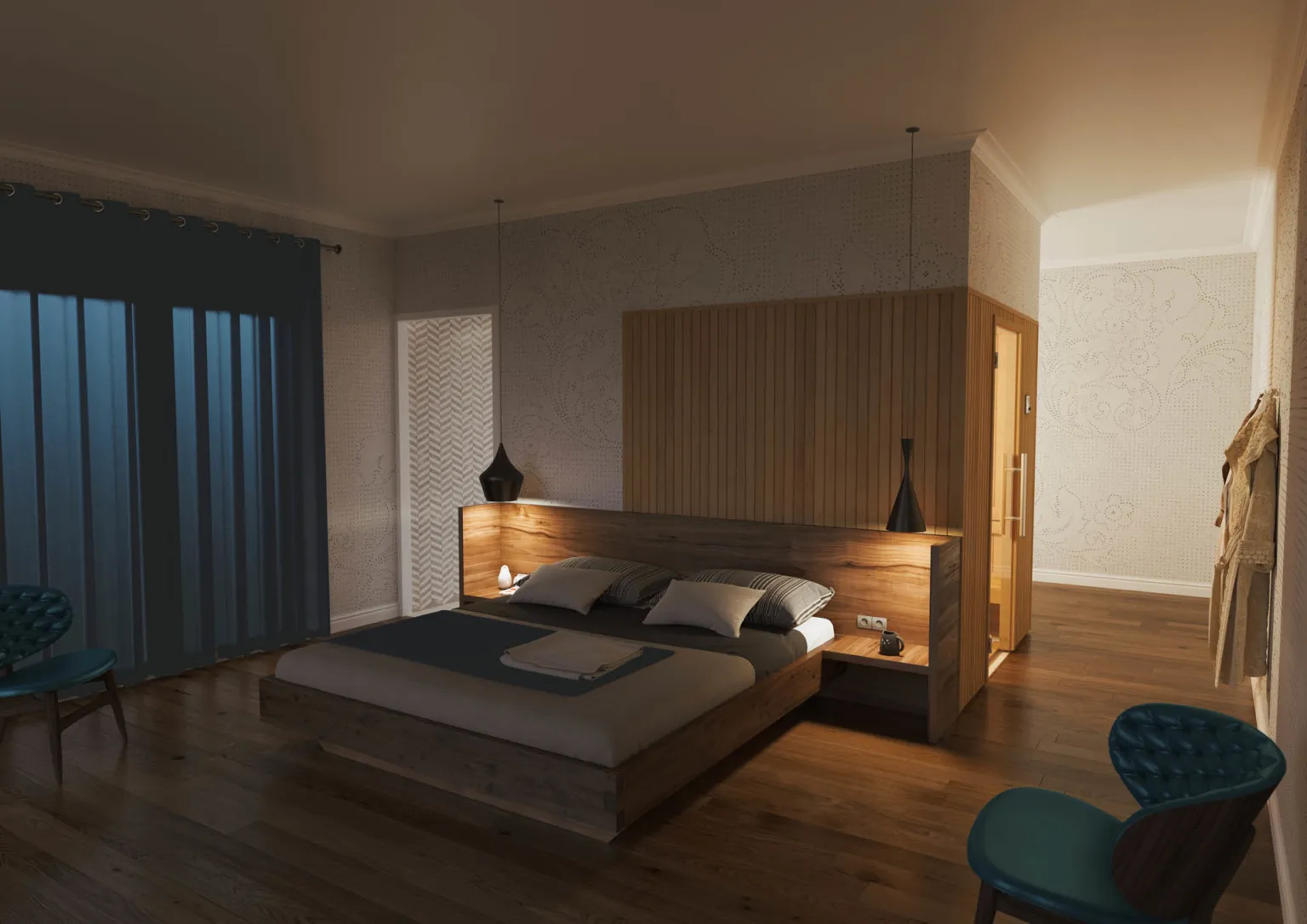Chillfire Caddo sauna, view 7