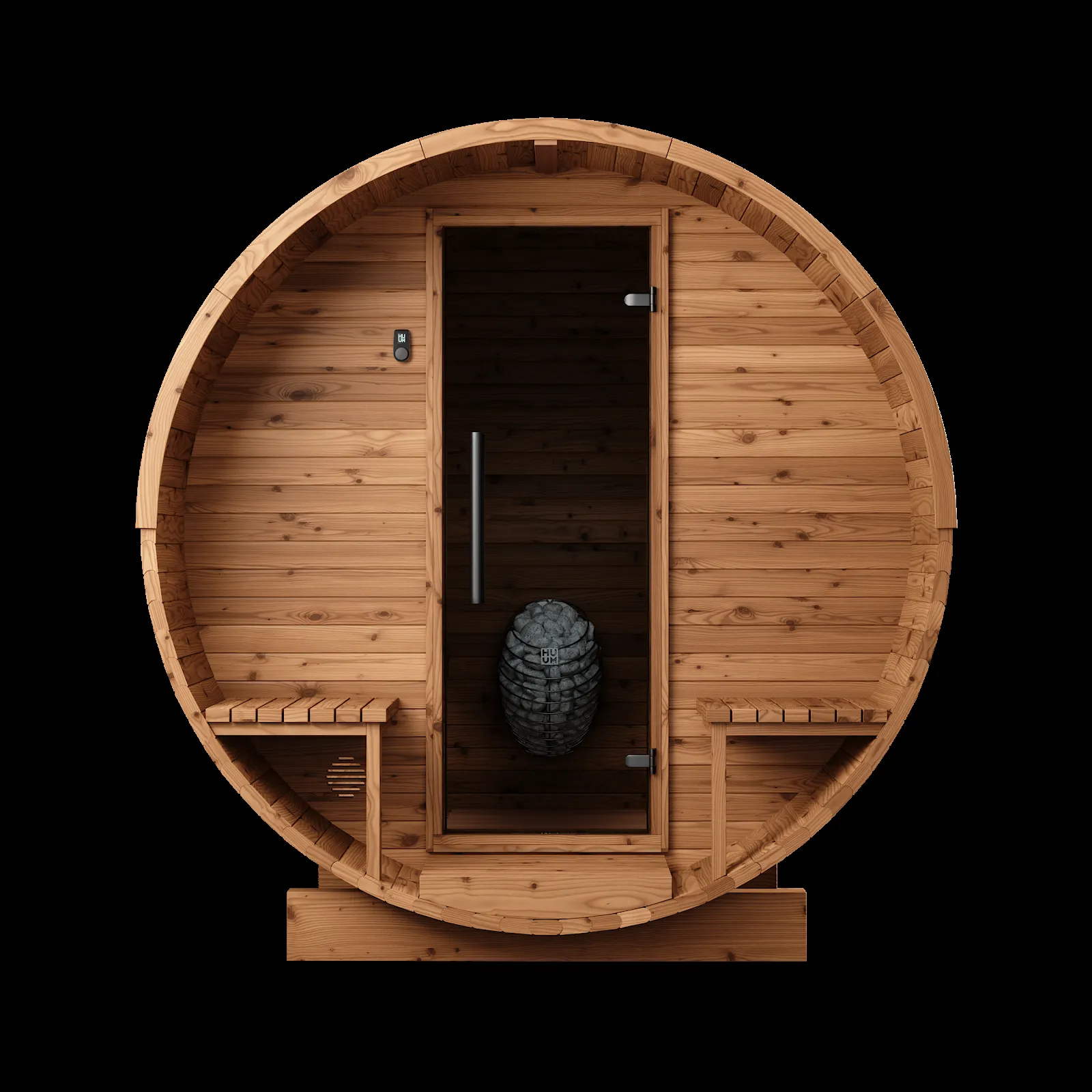 Chillfire Mulberry 4 Porch sauna, view 2