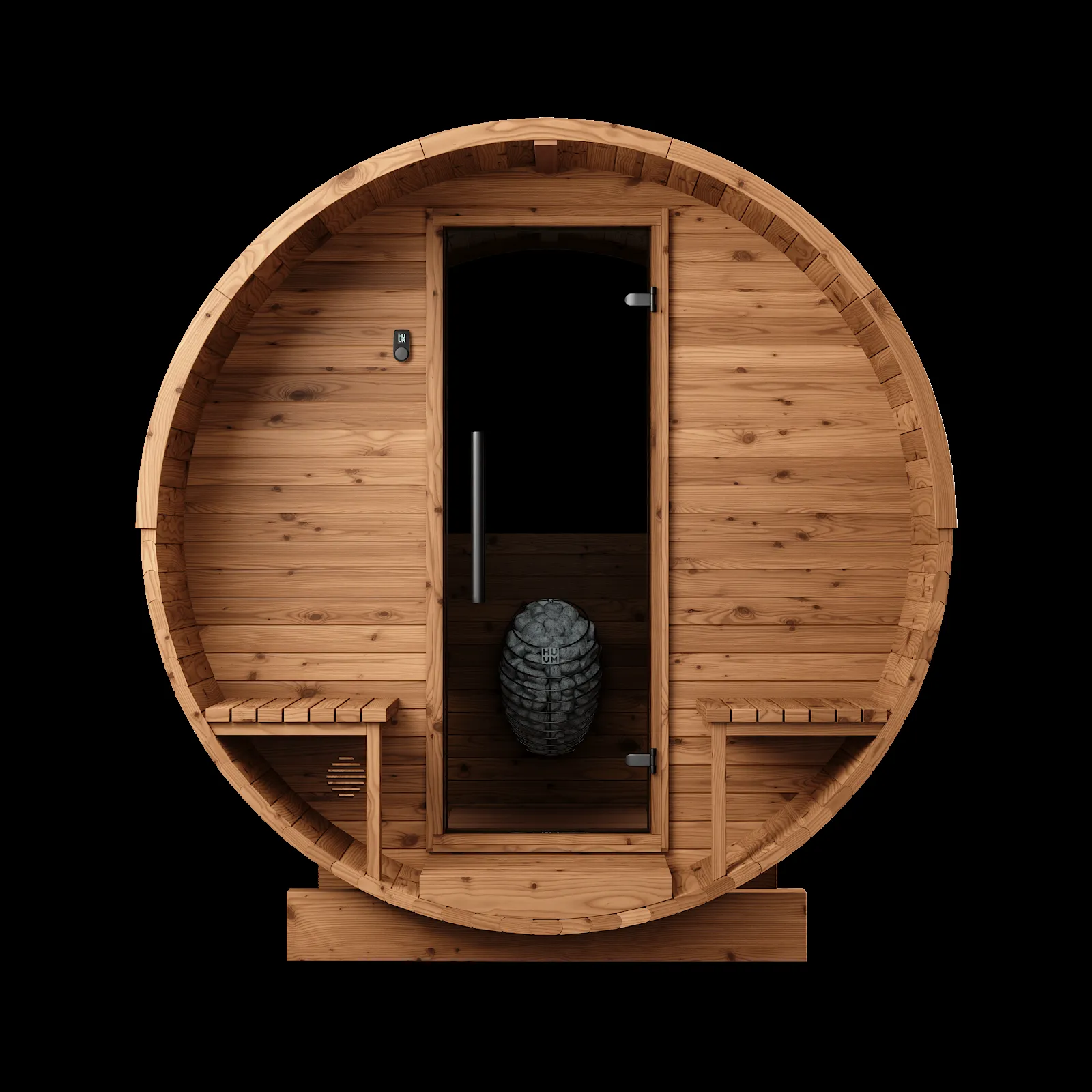 Chillfire Mulberry 4 Porch Window sauna, view 2