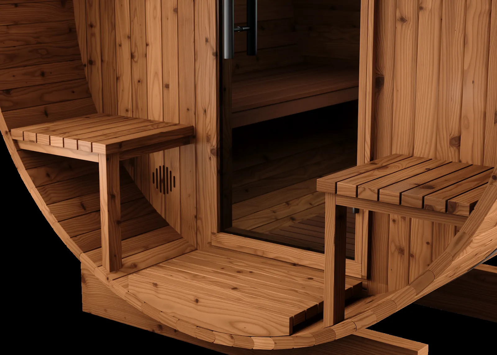 Chillfire Mulberry 4 Porch sauna, view 4