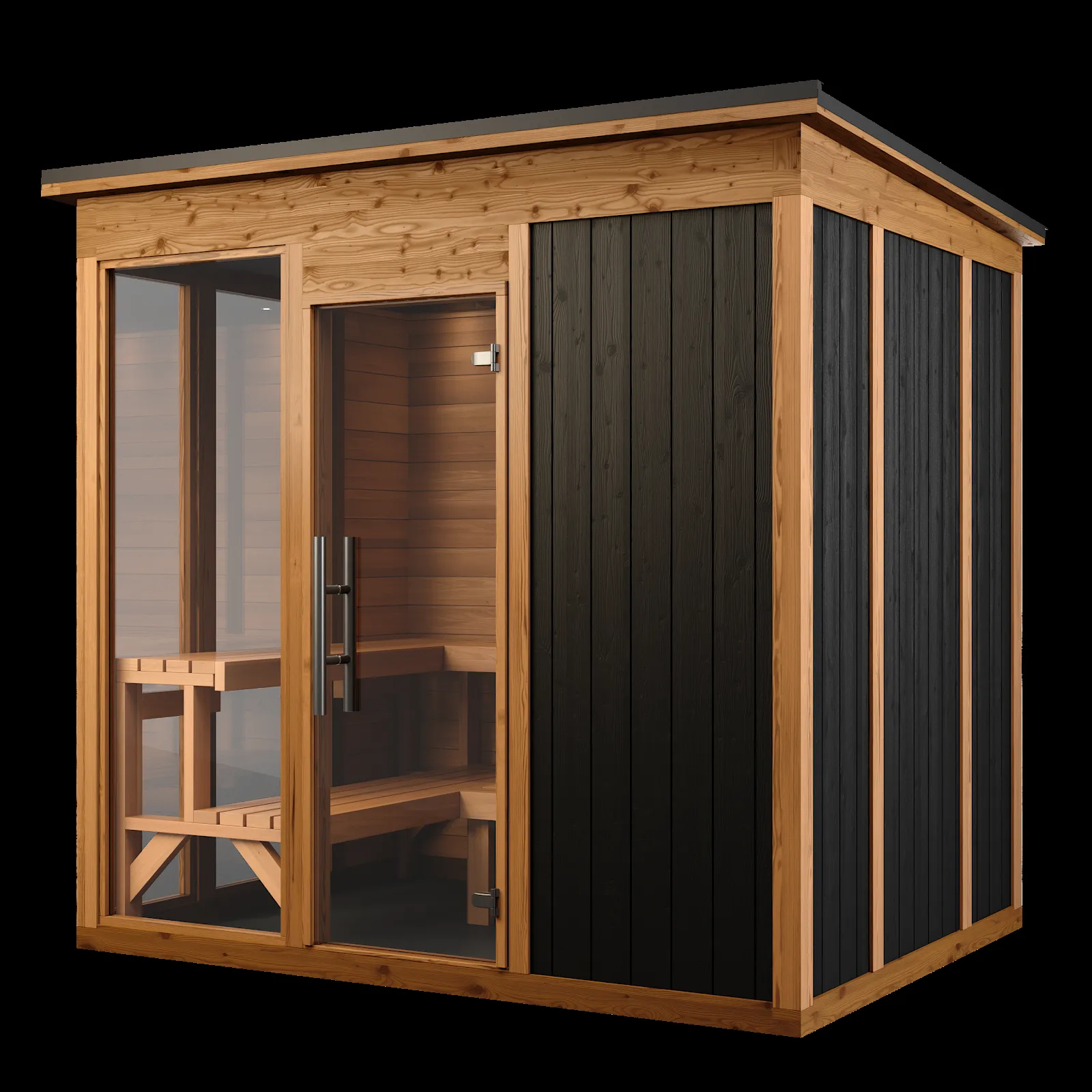 Chillfire Back 40 Modern L sauna, view 8