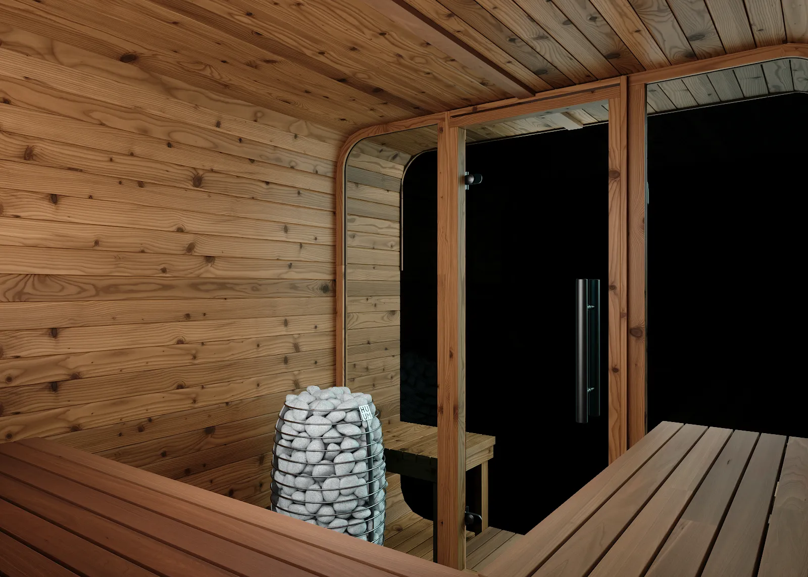 Chillfire Lost Valley L Window sauna, view 5