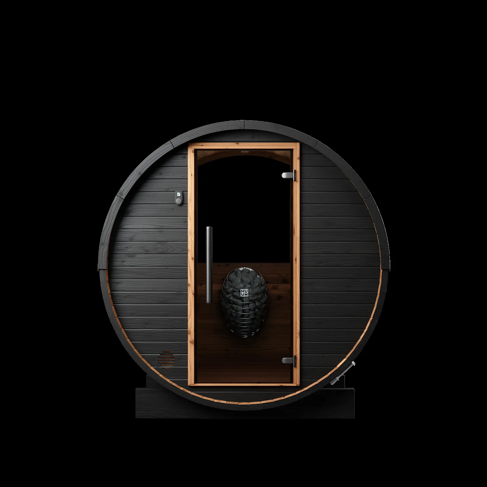 Chillfire Little Buffalo Black 4 Window sauna, view 2