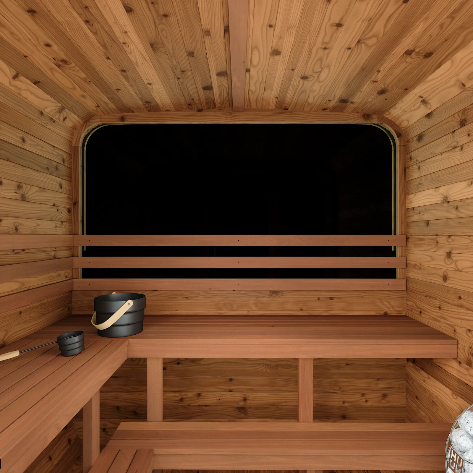 Chillfire Lost Valley M Window sauna, view 2