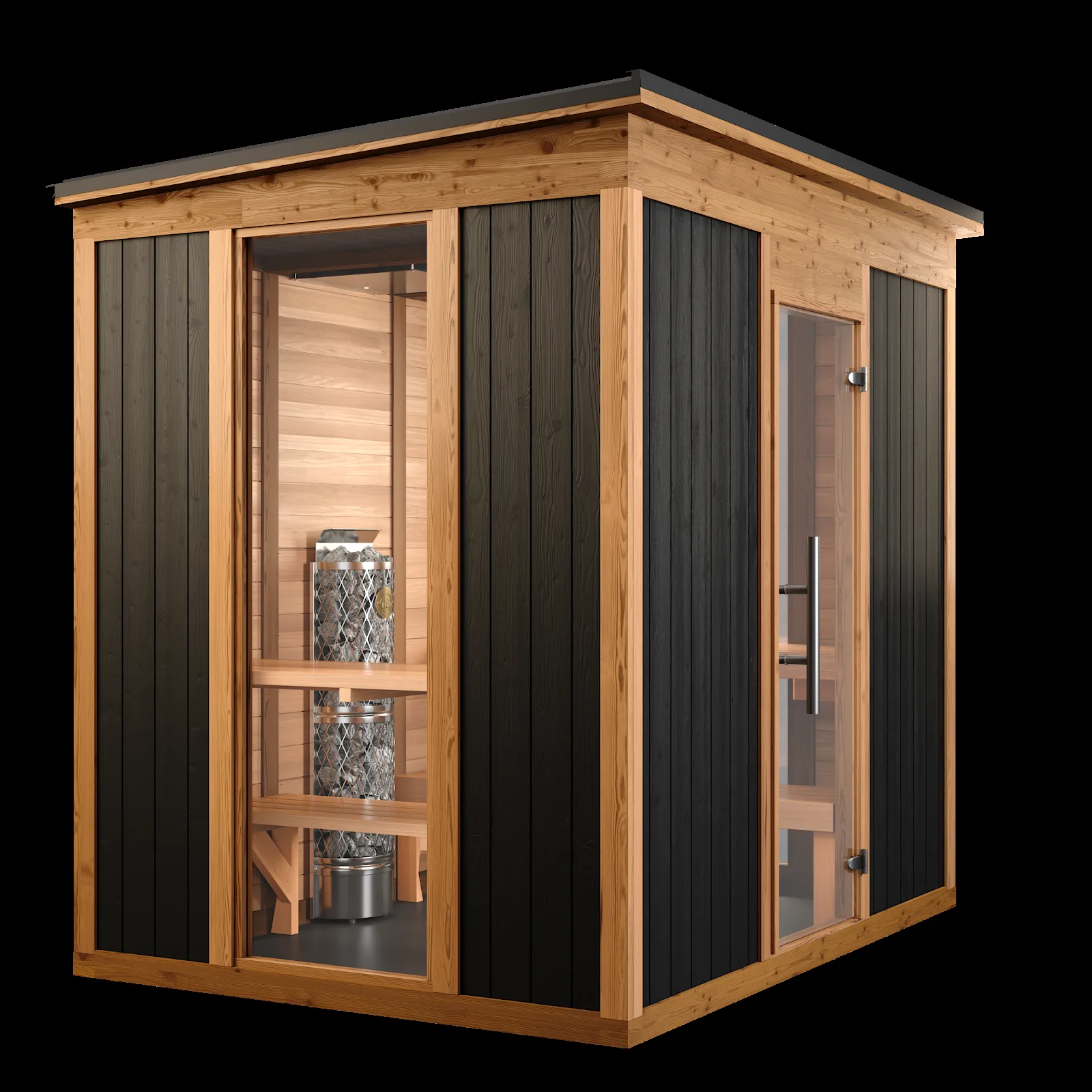 Chillfire Back 40 Modern L sauna, view 7
