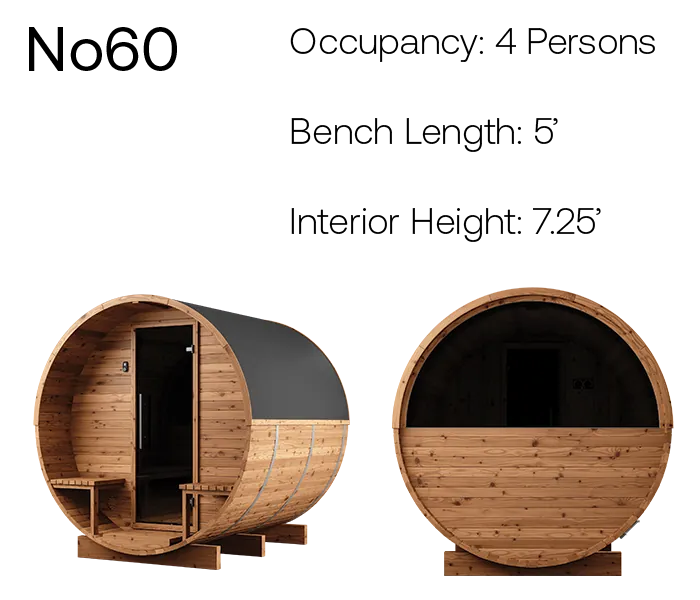 Chillfire Mulberry 4 Porch sauna, layout drawing 1