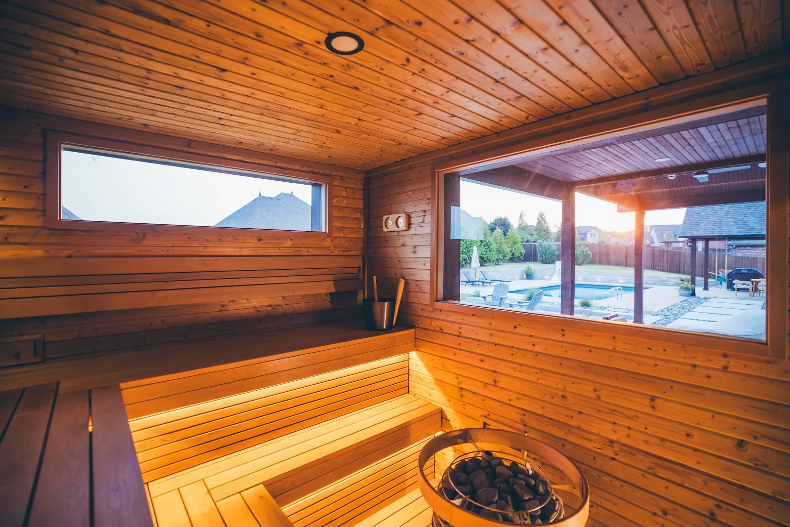 Chillfire Baltic indoor custom sauna