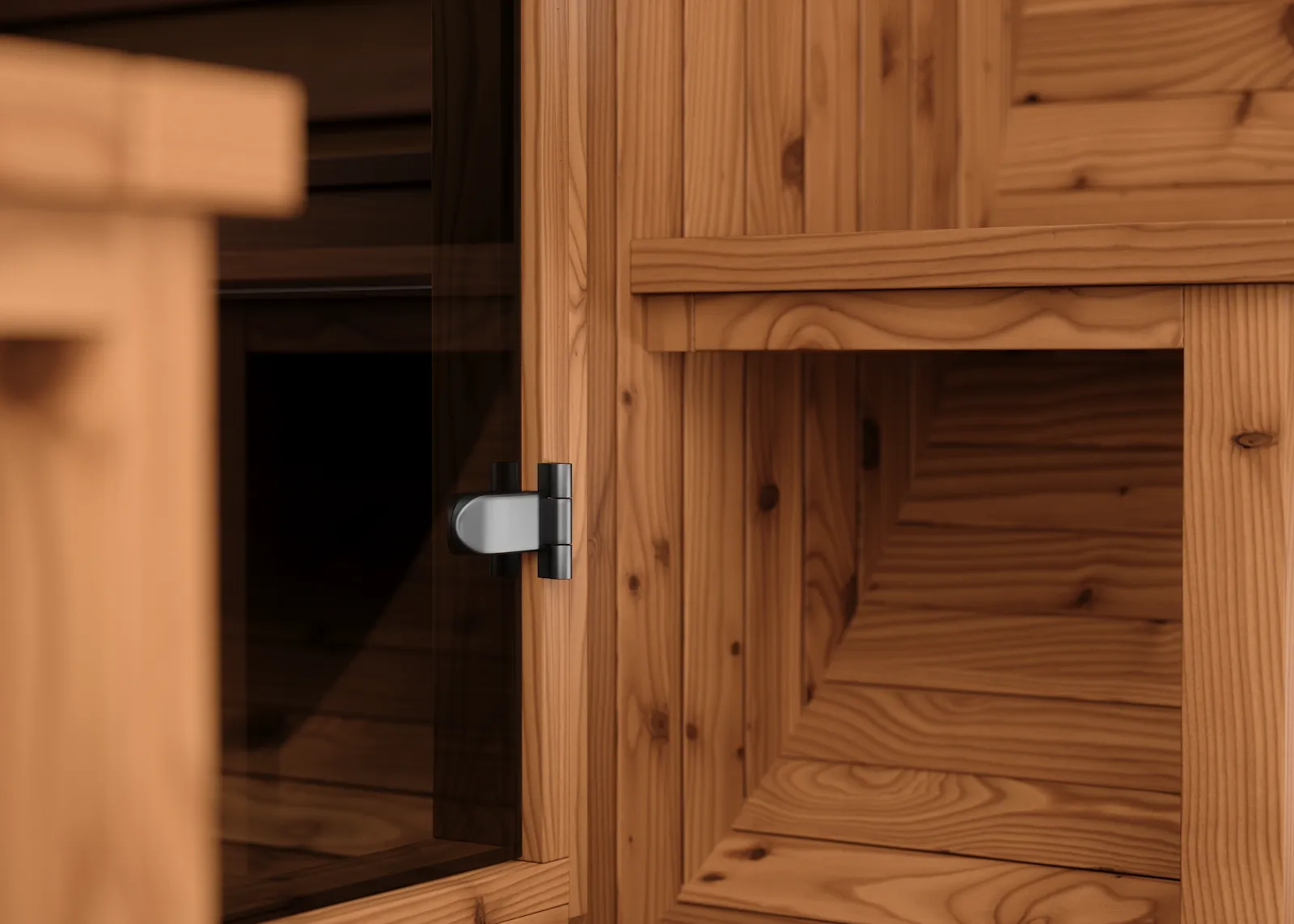 Chillfire Mulberry 4 Porch Window sauna, view 5