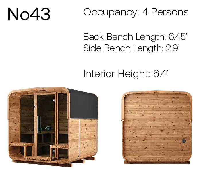 Chillfire Lost Valley M sauna, layout drawing 1