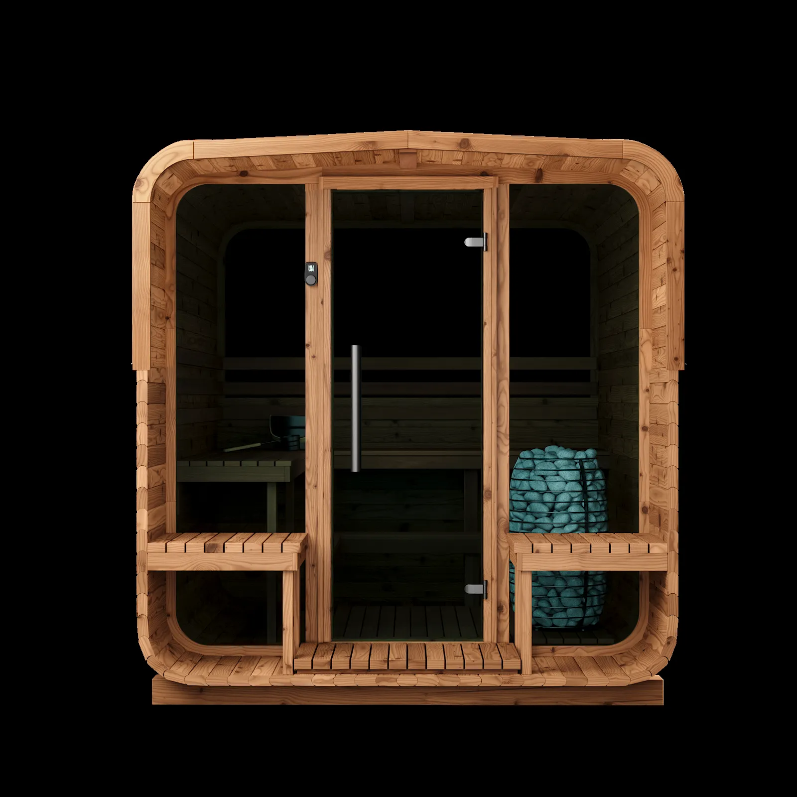 Chillfire Lost Valley L Window sauna, view 2