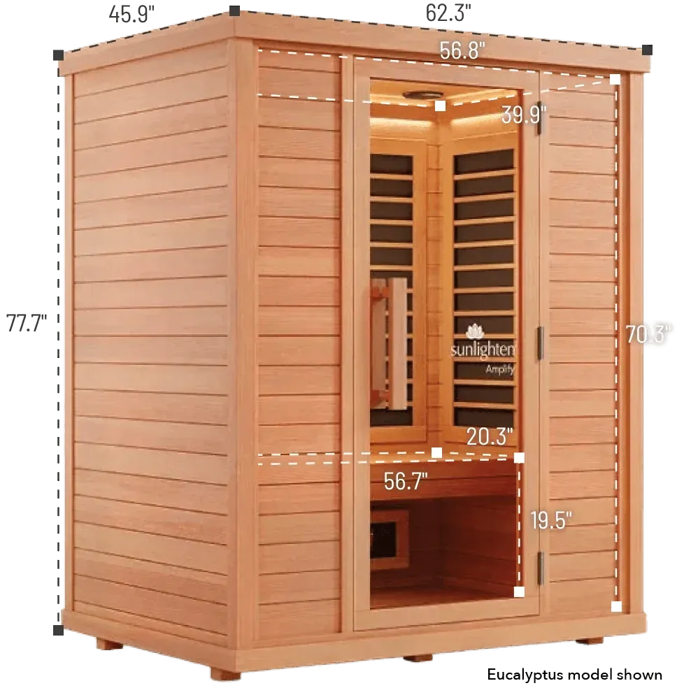 Chillfire Hobbs sauna, layout drawing 1