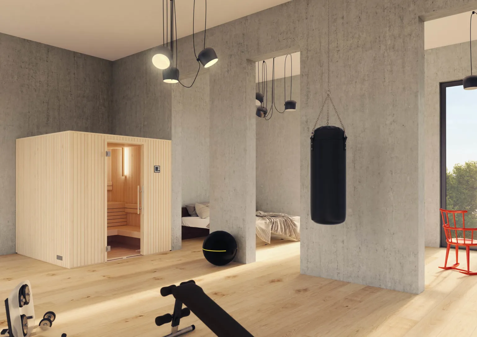 Chillfire Caddo sauna, view 5
